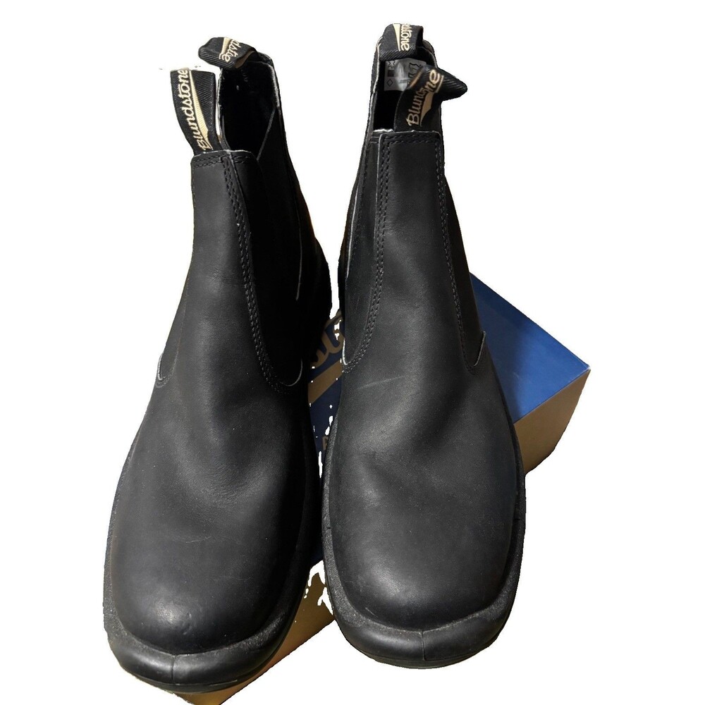 Blundstone Mens Work Series Protective Boots 491 UK 12 USA 13 Black Leather